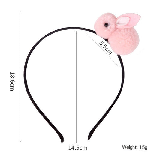 Cute Fluffy Rabbit Ears Hairbands for Easter Decor