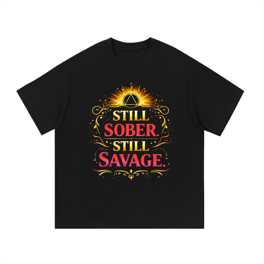 SHINE TIME RECOVERY TEE - STILL SAVAGE