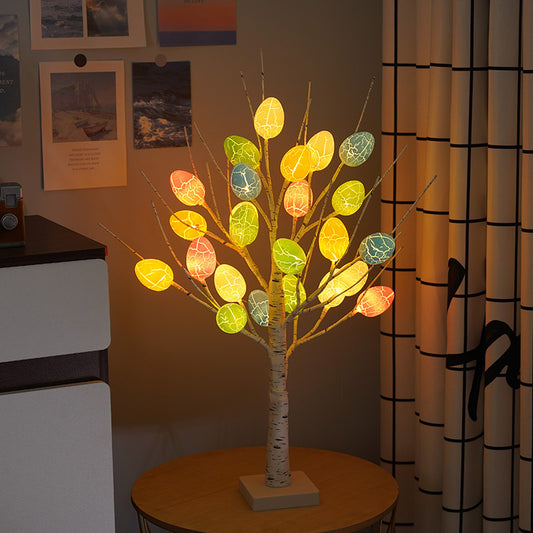 60cm LED Easter Egg Tree with Lights for Home Decor