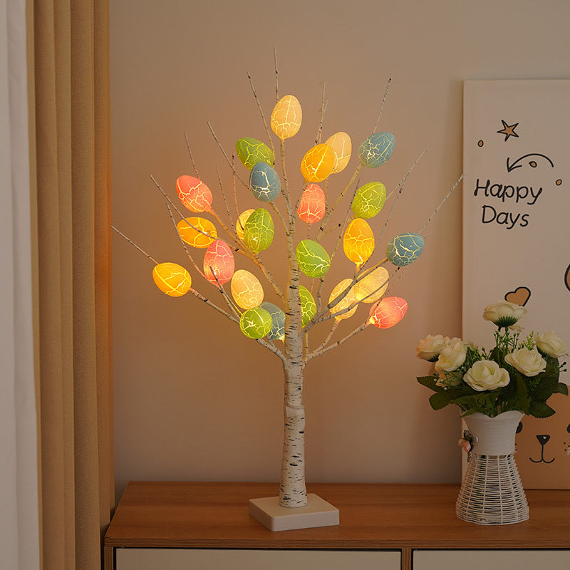 60cm LED Easter Egg Tree with Lights for Home Decor