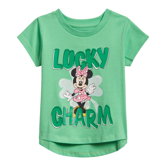 Disney Minnie Mouse St. Patricks Day Infant Baby Girls T-Shirt Saint Patricks 24 Months